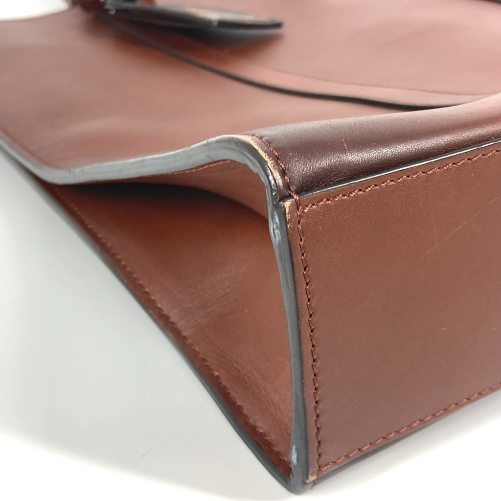 Louis Vuitton Brown Nomade Leather Briefcase Handbag Tote Bag