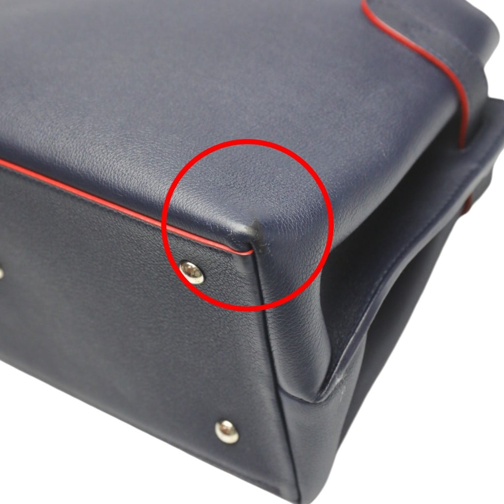 Louis Vuitton Navy Red Color Handbag