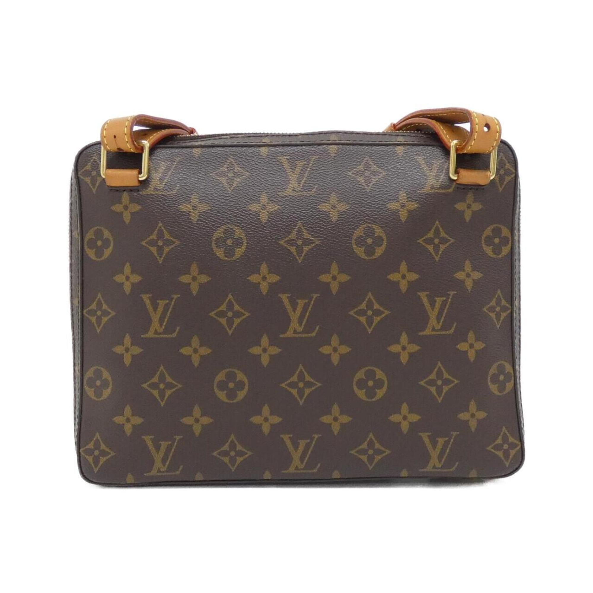 Louis Vuitton Marron Coated Canvas Shoulder Bag