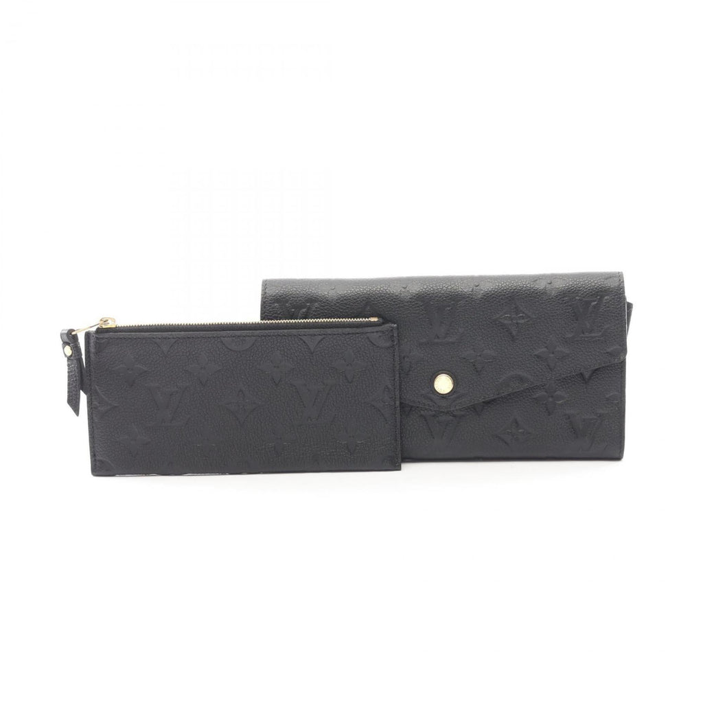 Louis Vuitton Infini Navy Monogram Empreinte Long Wallet