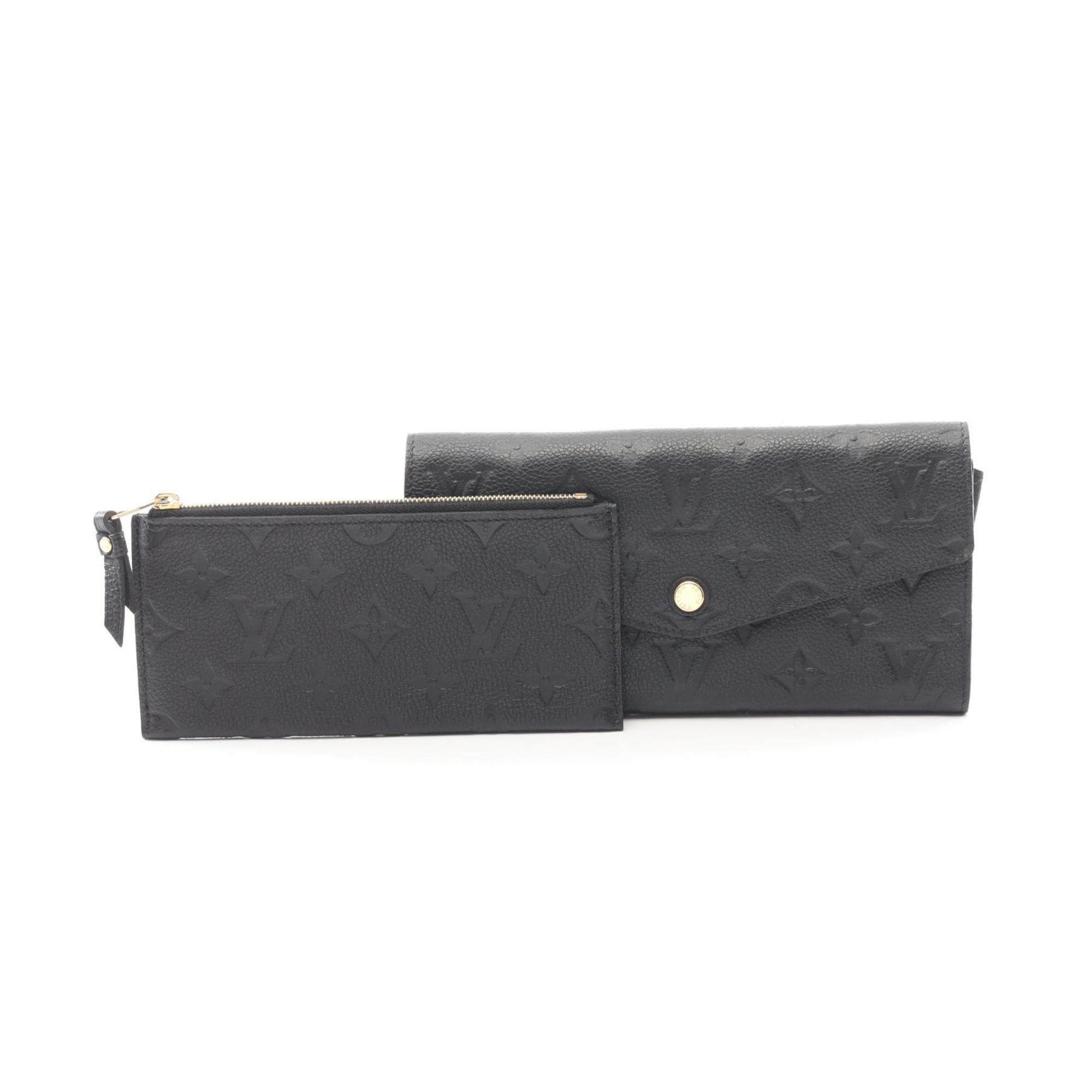 Louis Vuitton Infini Navy Monogram Empreinte Long Wallet
