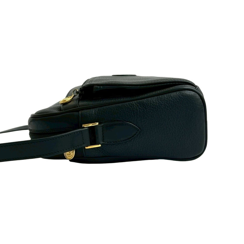 Gucci Black Leather Pochette Shoulder Bag (Pre-Owned)