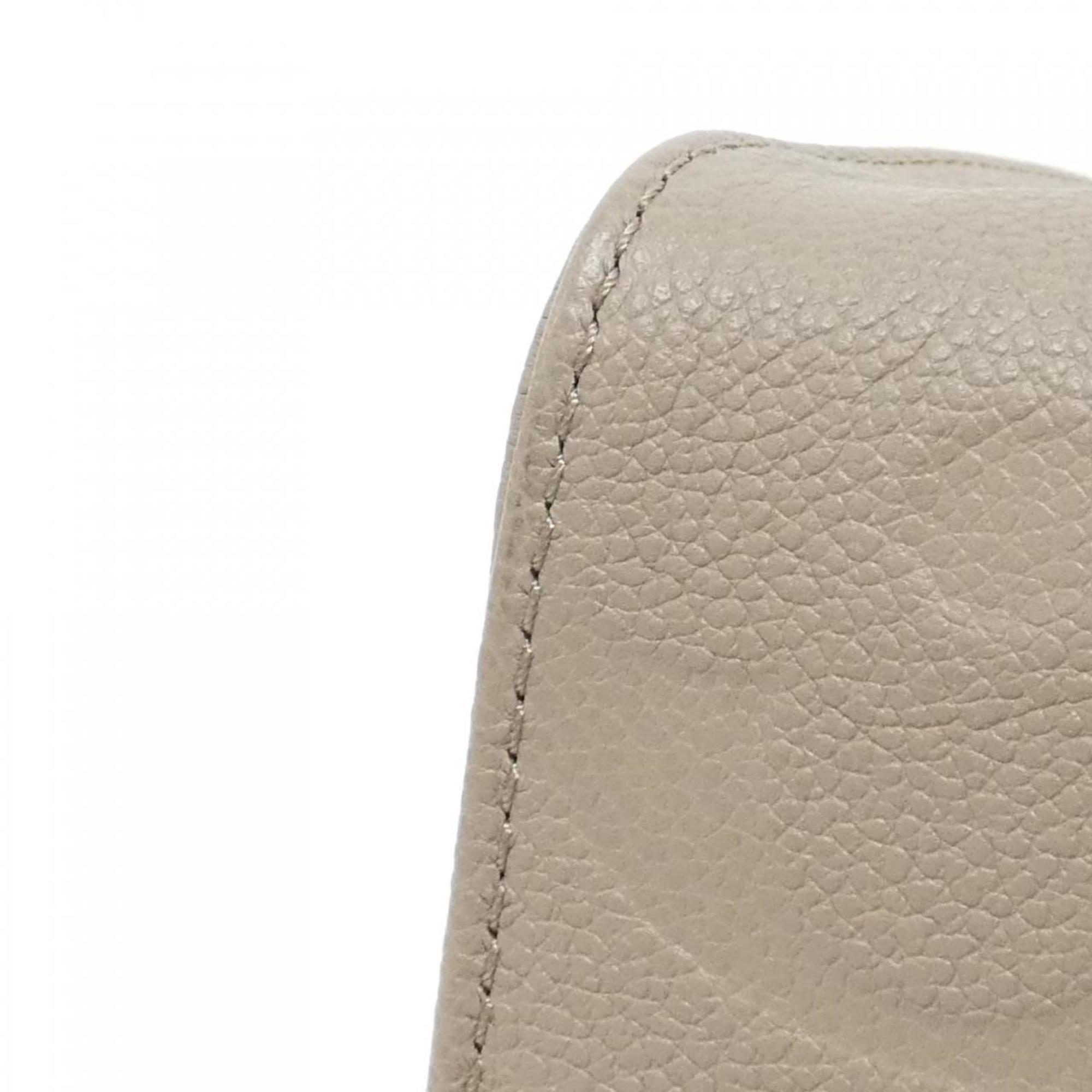 Louis Vuitton Tourterelle Leather Handbag