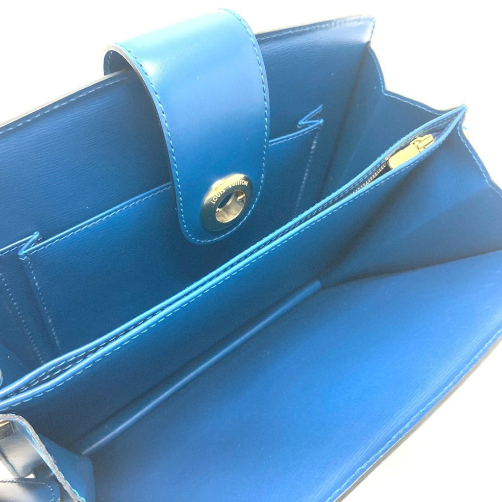 Louis Vuitton Blue Epi Leather Pochette Shoulder Bag