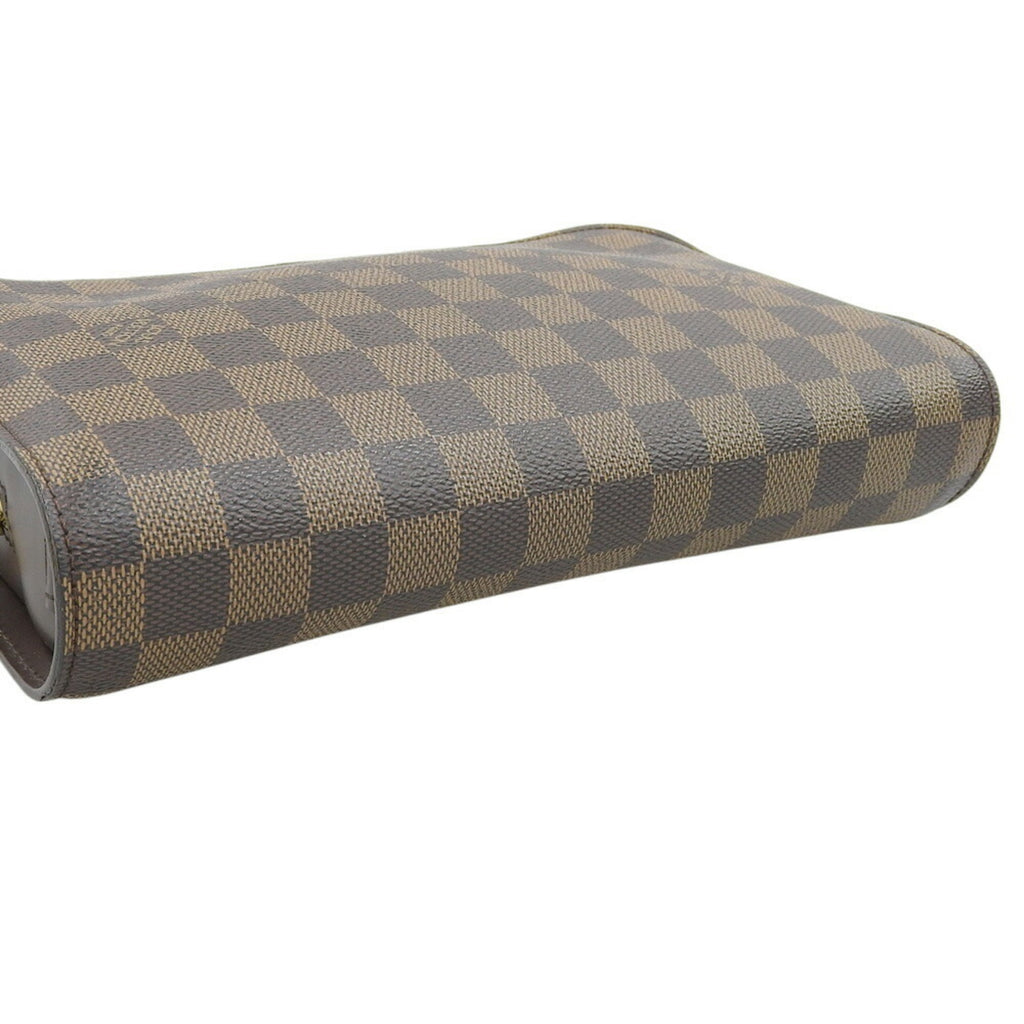Louis Vuitton Damier Damier Canvas Ebene Pvc Clutch Bag