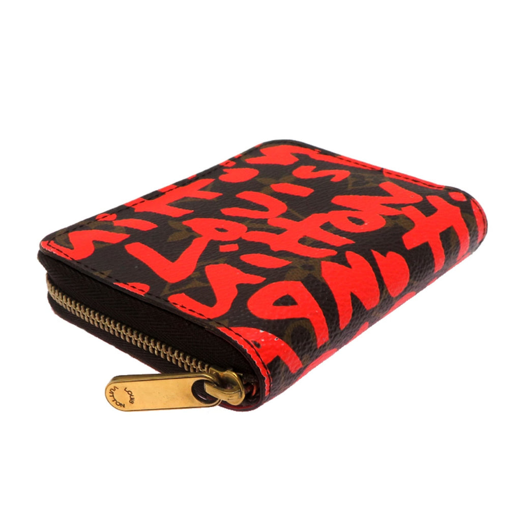 Louis Vuitton Monogram Graffiti Orange Monogram Graffiti Coin Purse/Coin Case