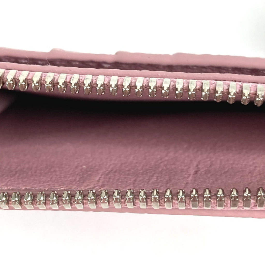 Balenciaga Pink Leather Coin Purse/Coin Case