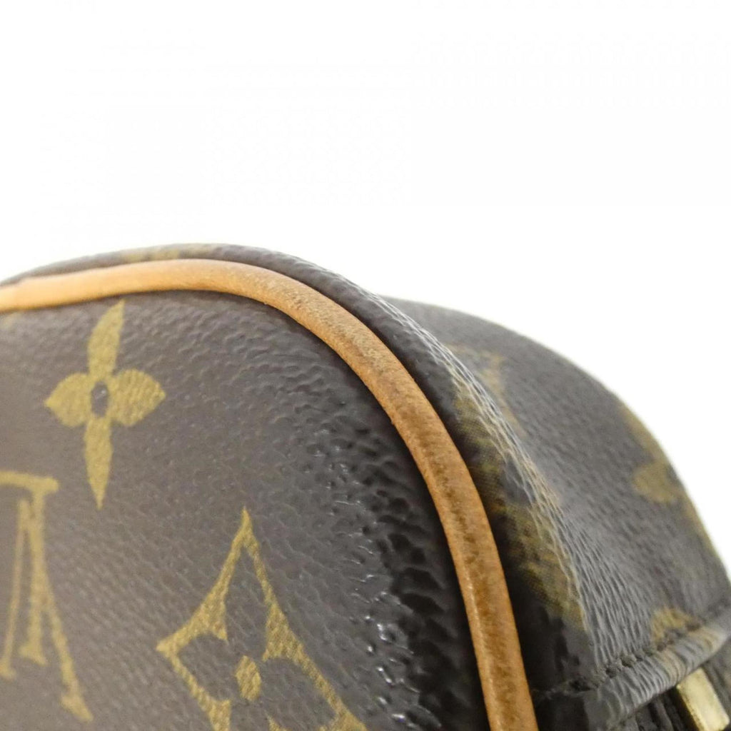 Louis Vuitton Monogram Marron Coated Canvas Pochette Shoulder Bag