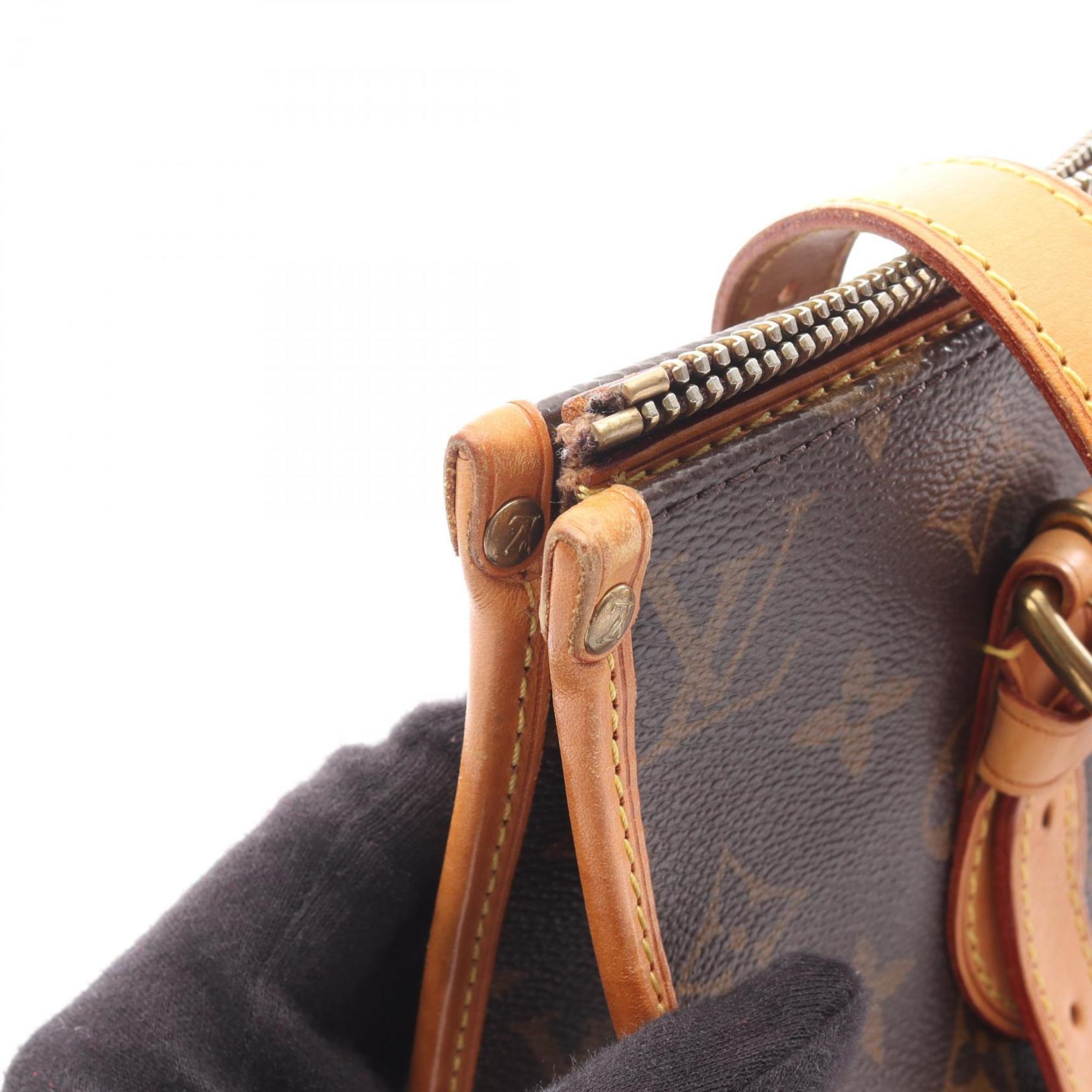 Louis Vuitton Brown Coated Canvas Pvc Monogram Leather Tote Bag