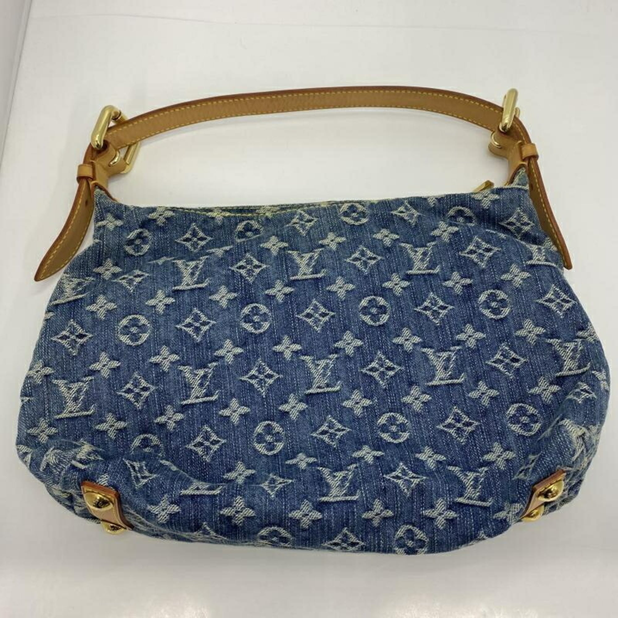 Louis Vuitton Blue Denim Shoulder Bag