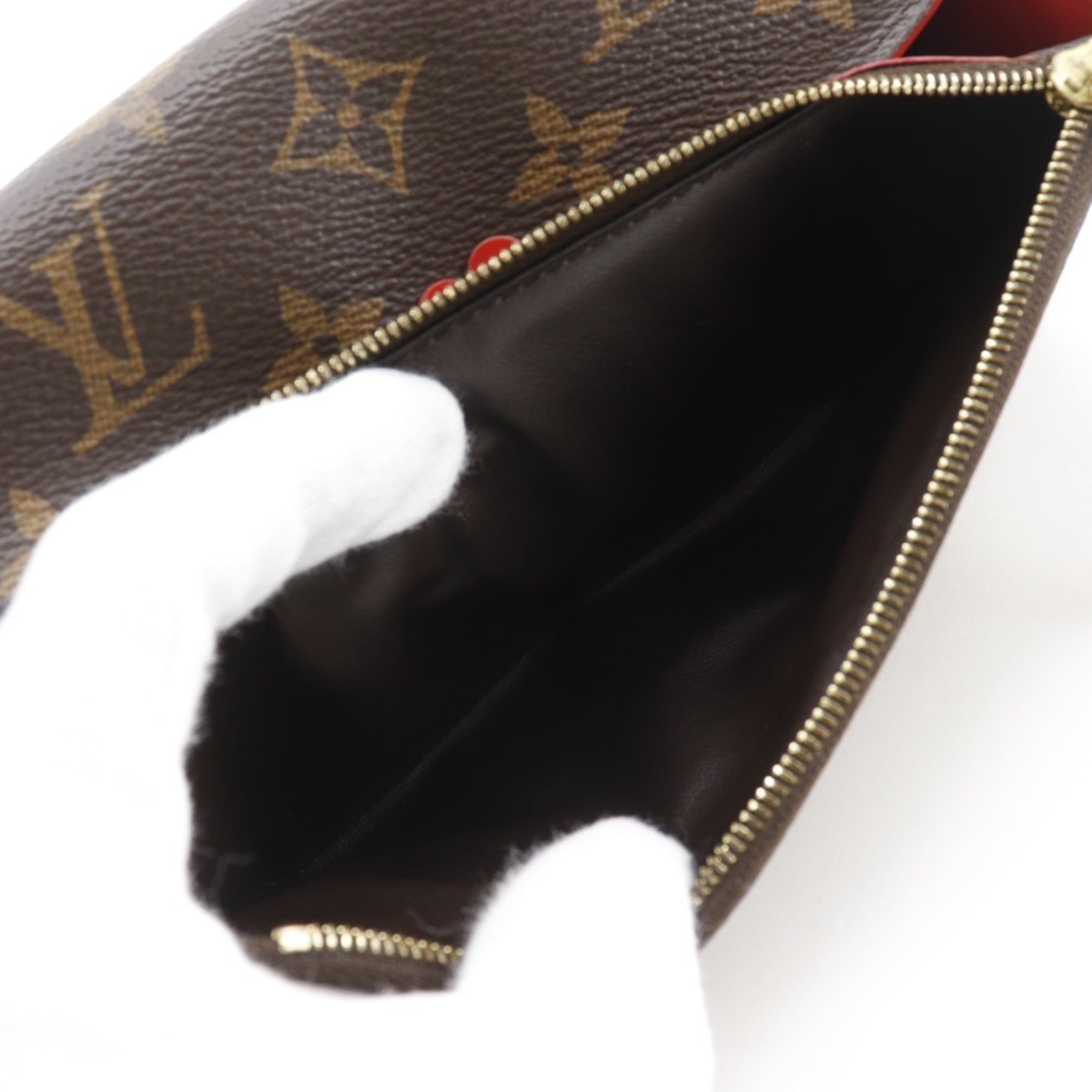 Louis Vuitton Monogram Brown Galle Monogram Monogram Coin Purse/Coin Case