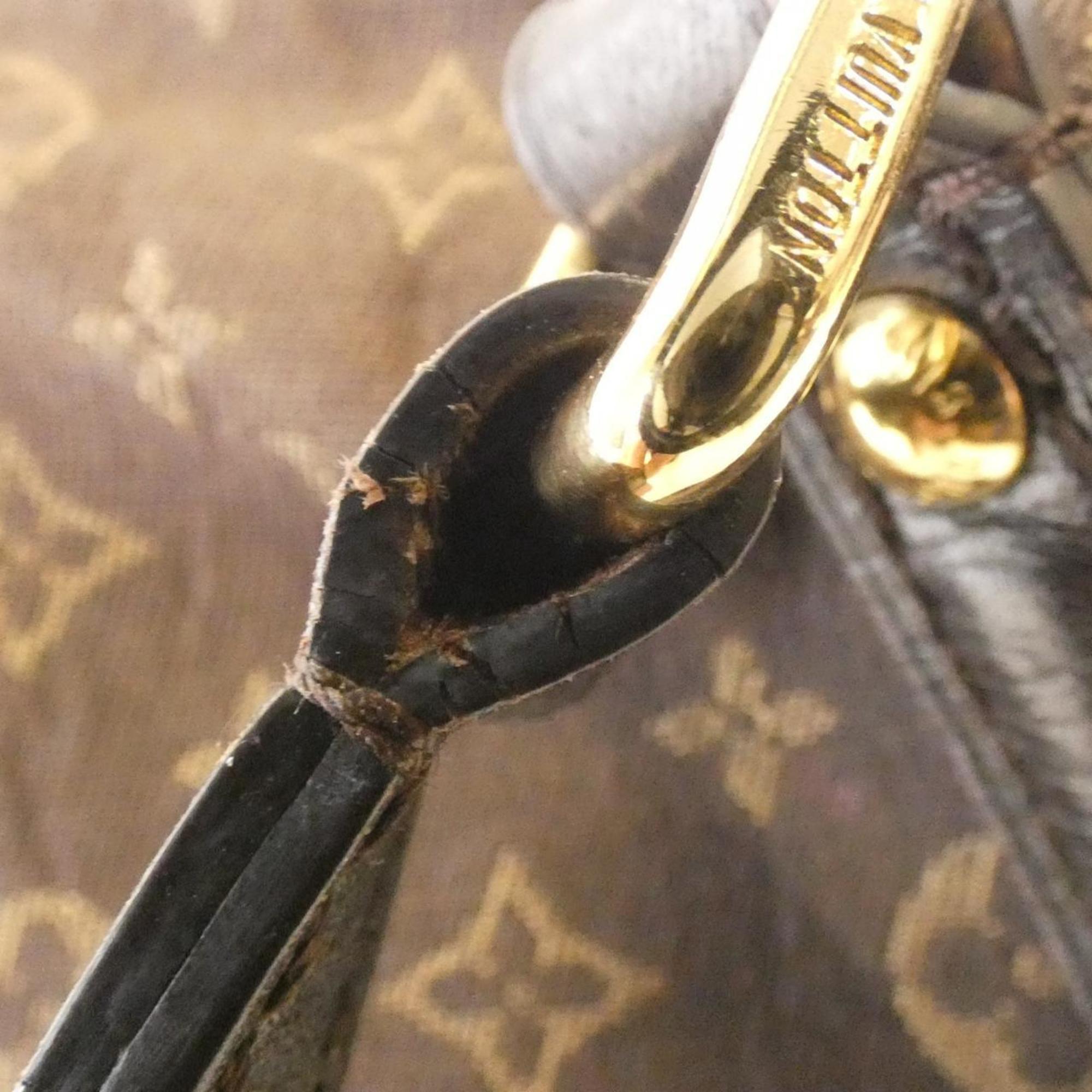Louis Vuitton Fusain Monogram Monogram Idylle Canvas Leather Shoulder Bag