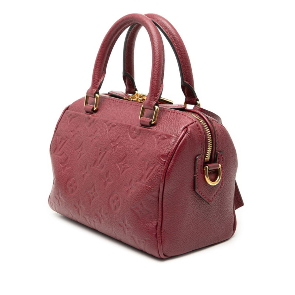 Louis Vuitton Bordeaux Red Color Wine Leather Shoulder Bag