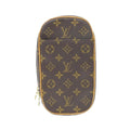 Louis Vuitton Monogram Marron Coated Canvas Pochette Shoulder Bag