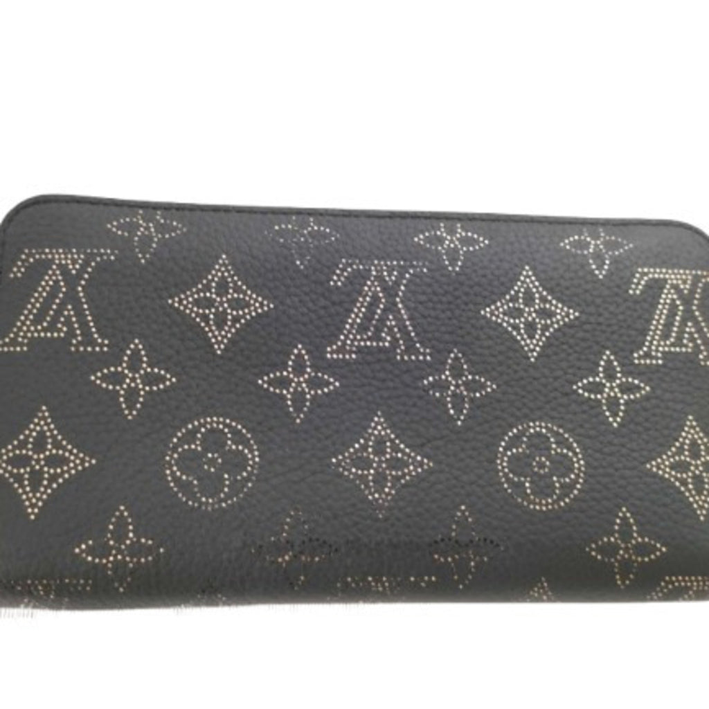 Louis Vuitton Black Leather Long Wallet