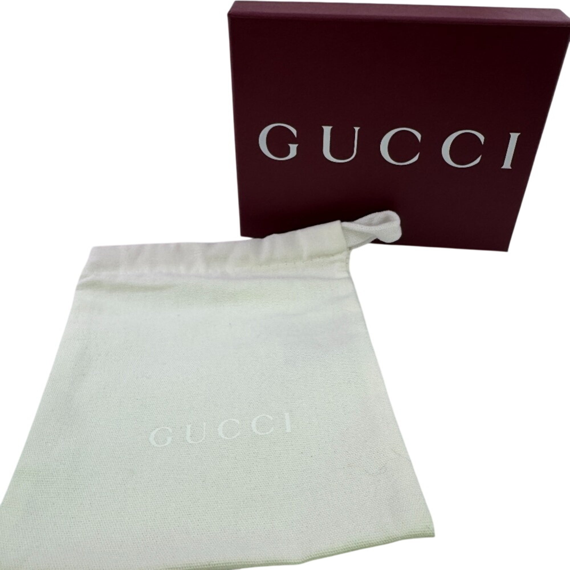 Gucci Black Gray Leather Pvc Wallet (Bi-Fold) (Pre-Owned)