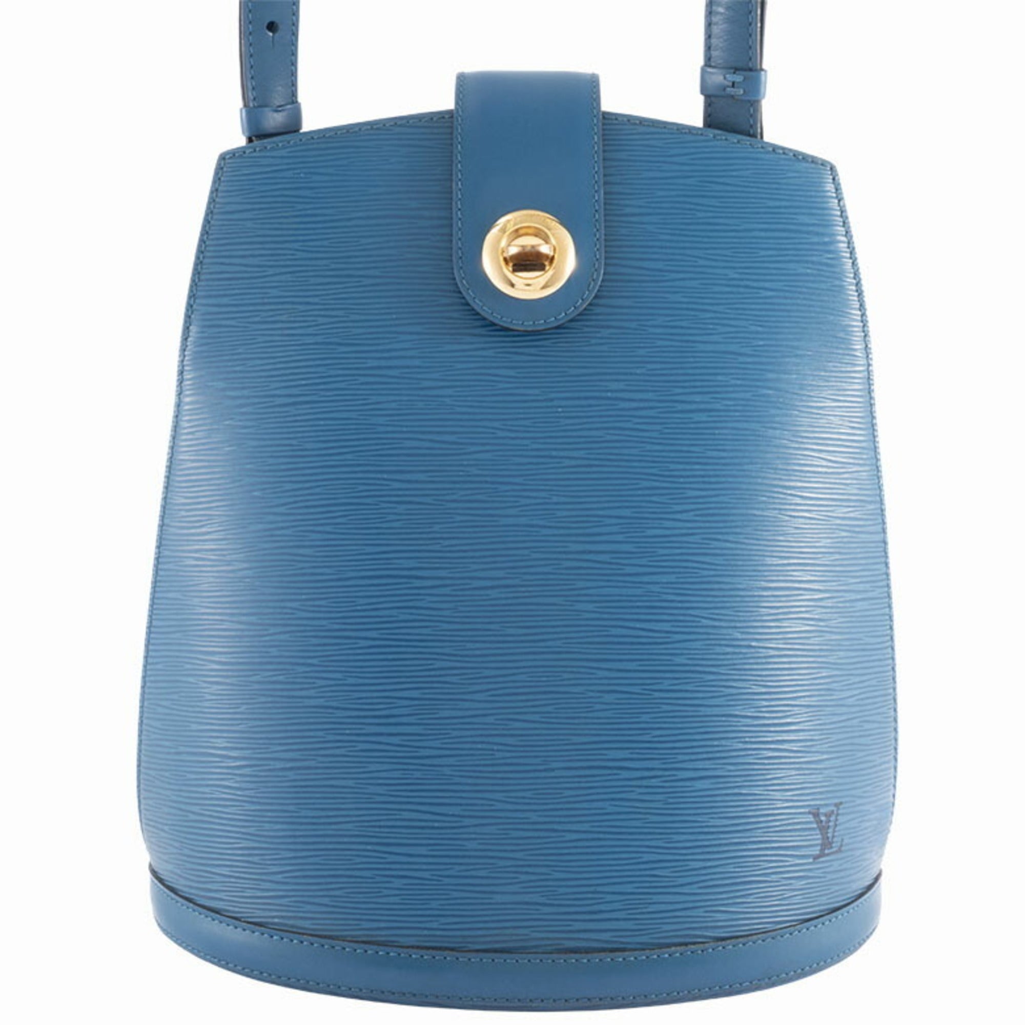 Louis Vuitton Epi Toledo Blue Epi Leather Shoulder Bag