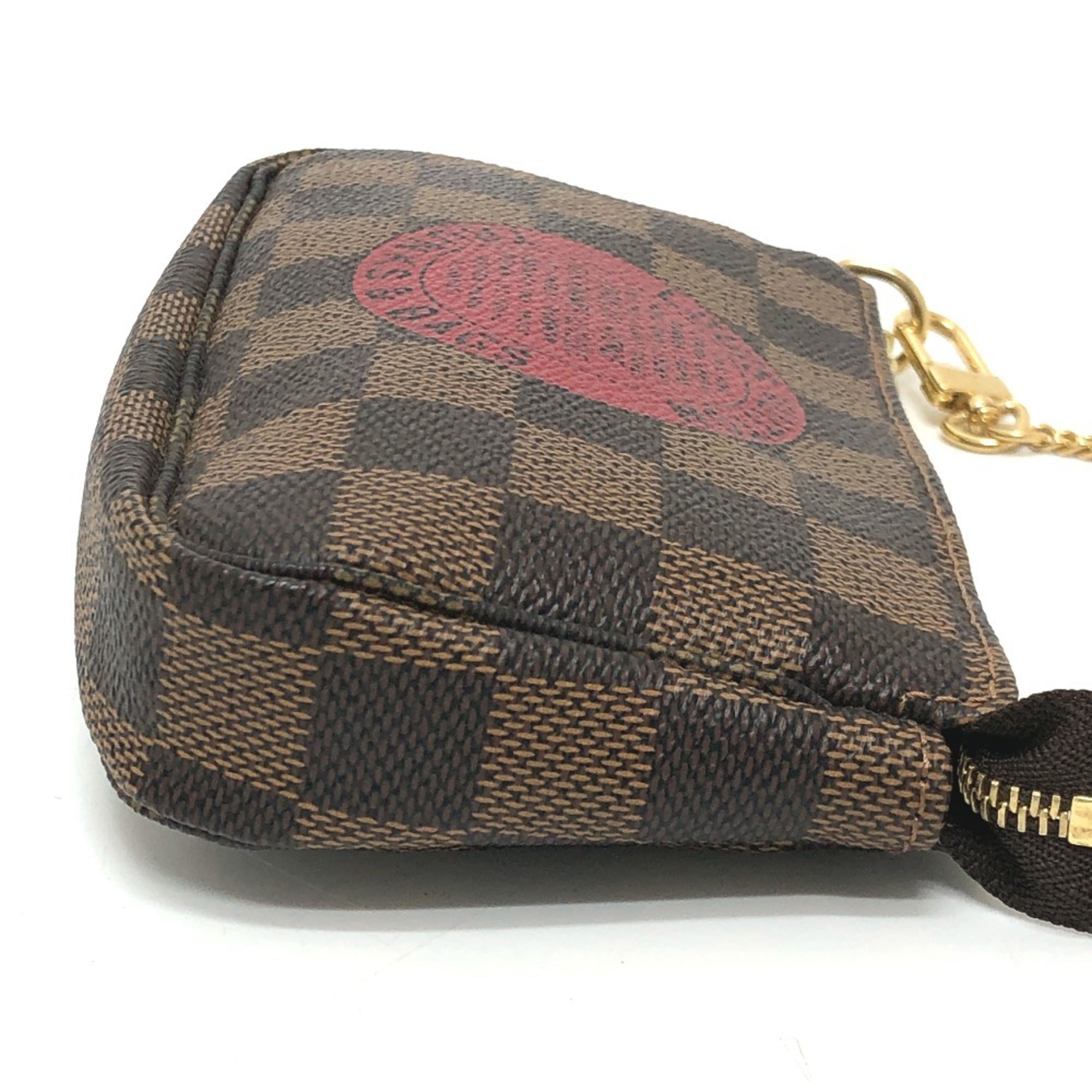 Louis Vuitton Brown Ebene Damier Canvas Pochette Pouch