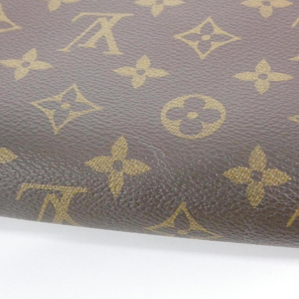 Louis Vuitton Monogram Cerise Marron Coated Canvas Shoulder Bag