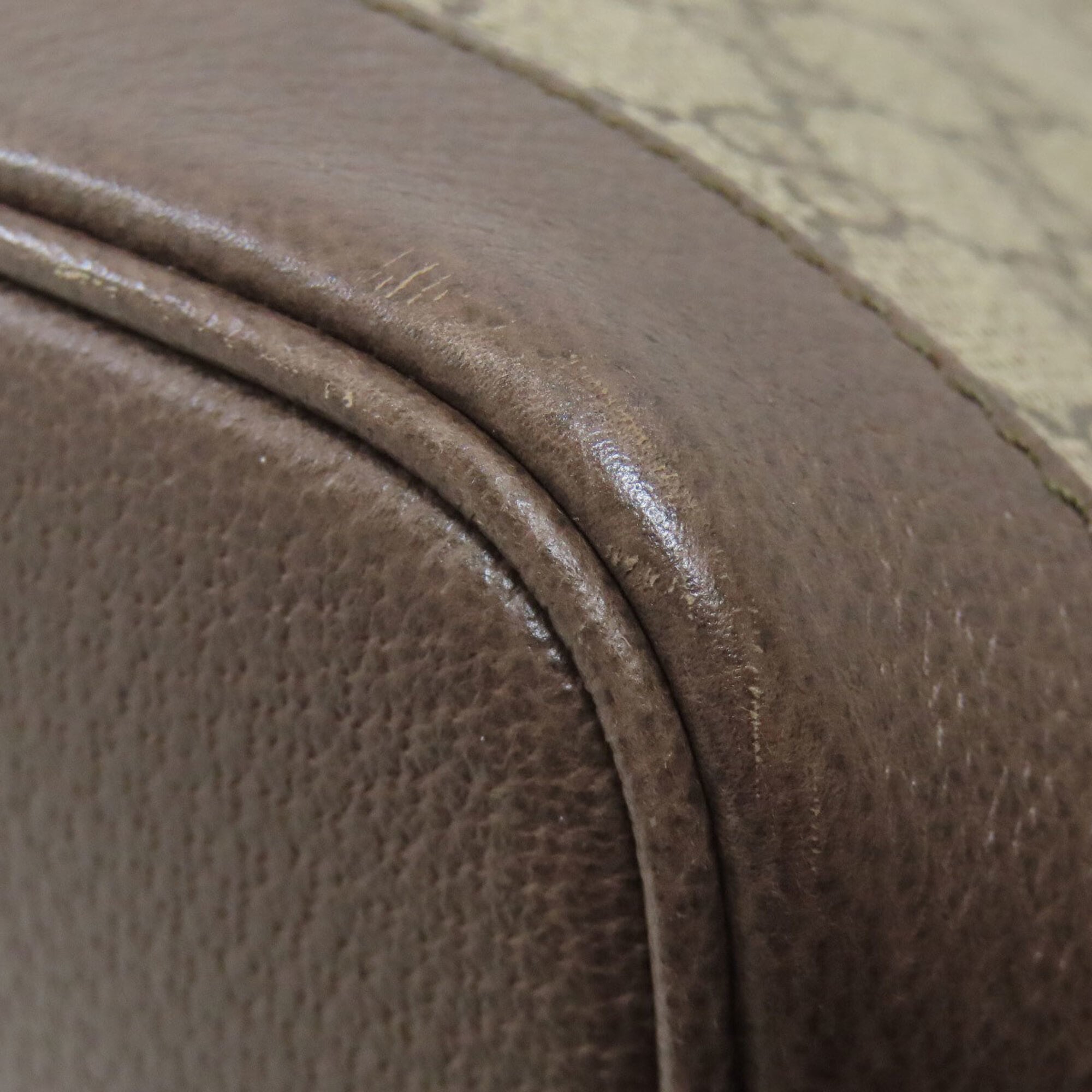 Gucci Brown Pvc Handbag (Pre-Owned)