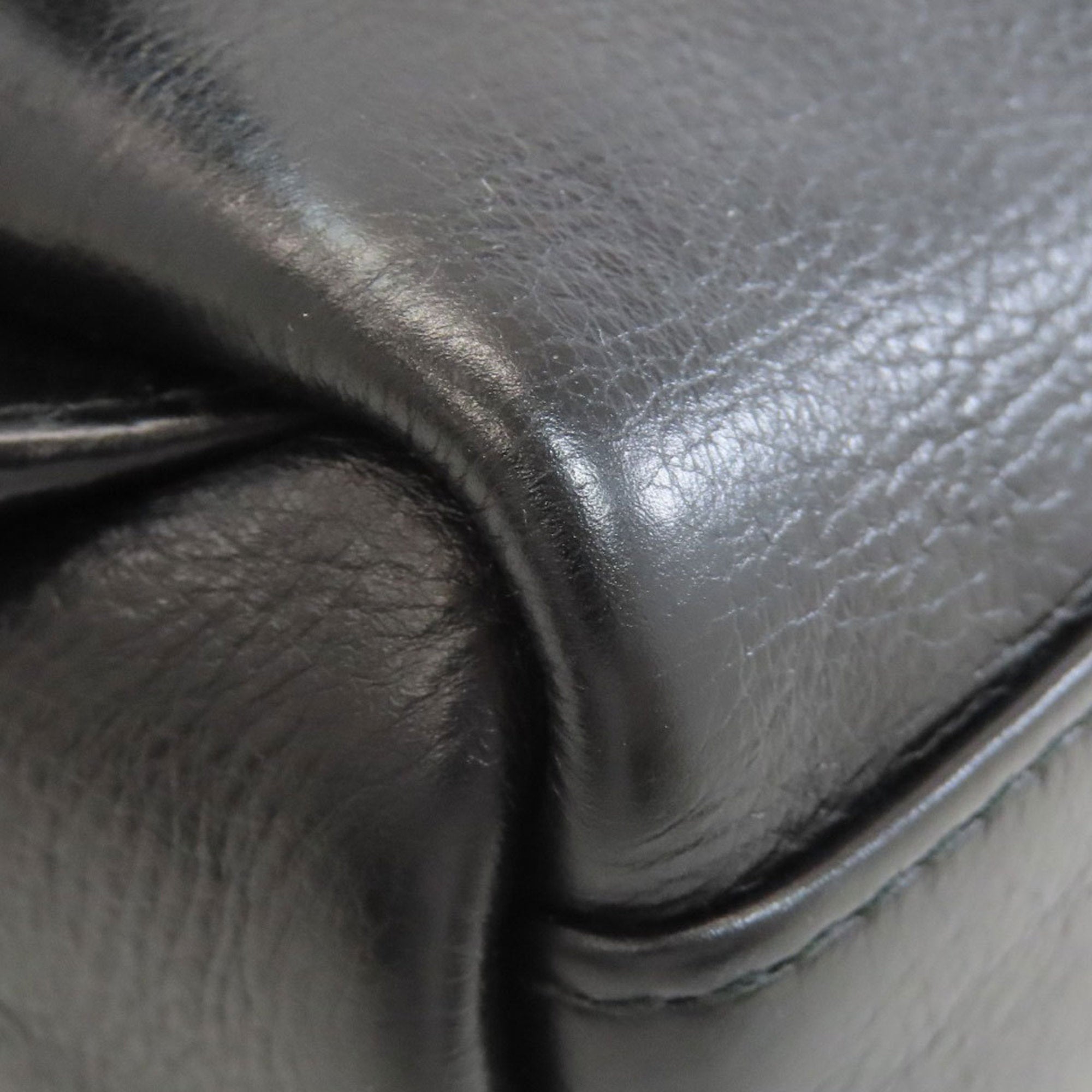 Balenciaga Black Leather Backpack