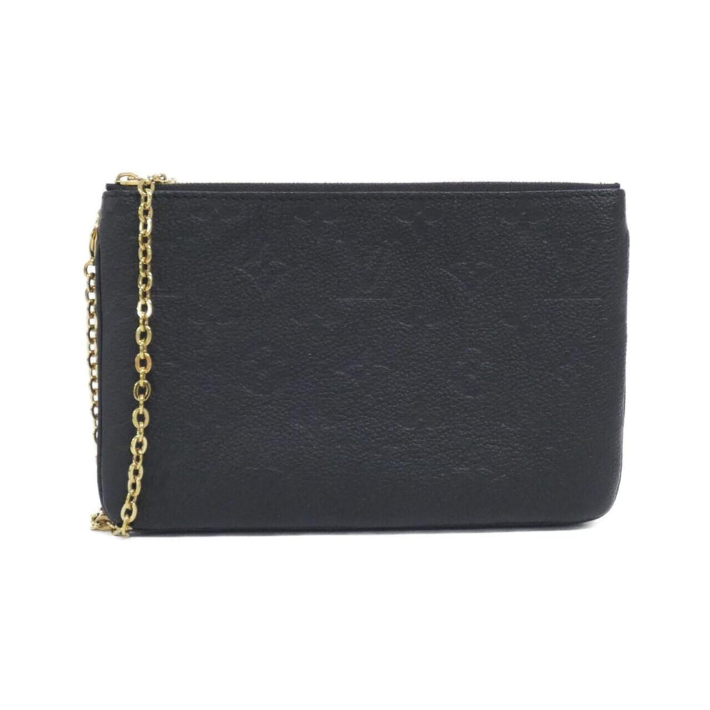 Louis Vuitton Black Leather Pochette Shoulder Bag