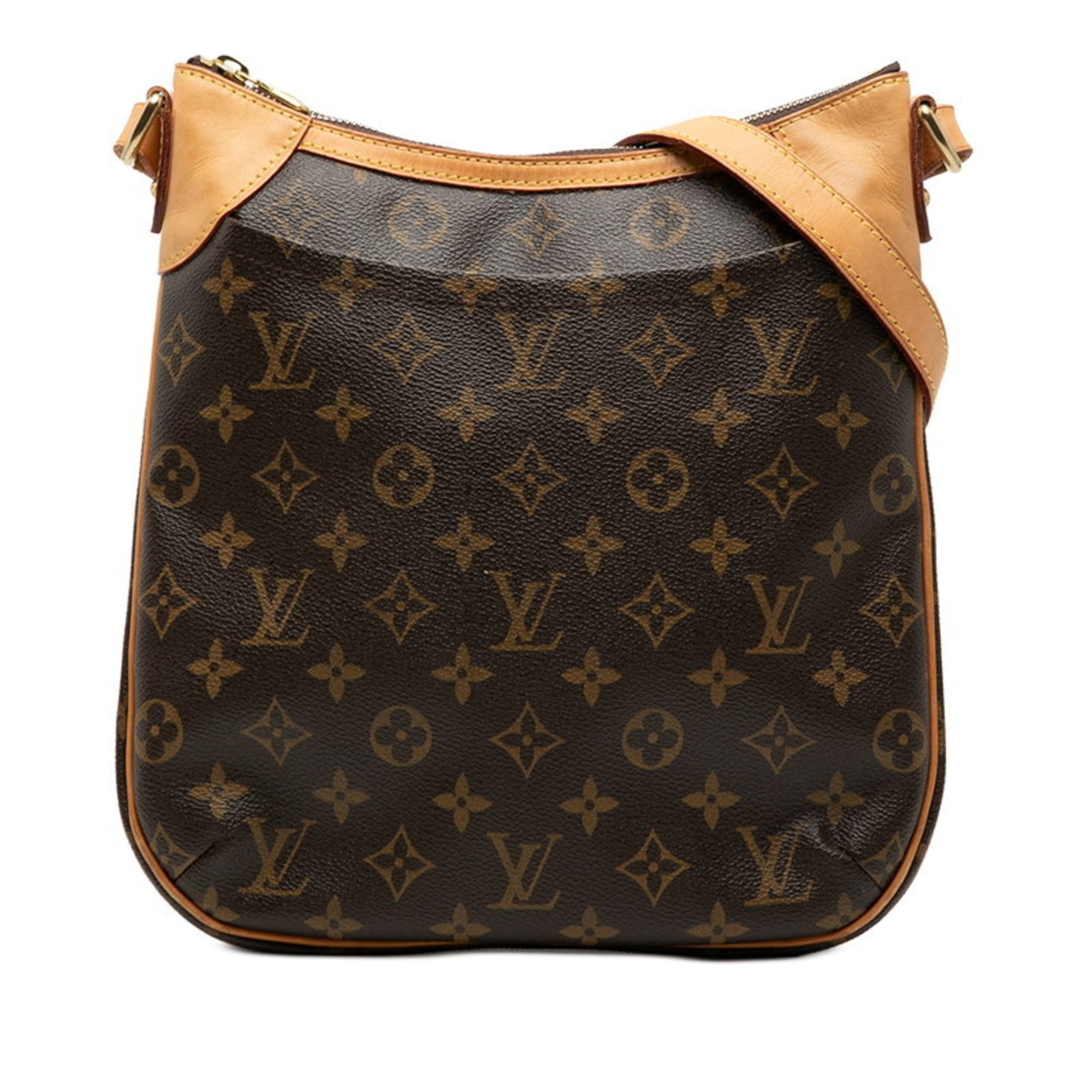 Louis Vuitton Brown Pvc Leather Shoulder Bag