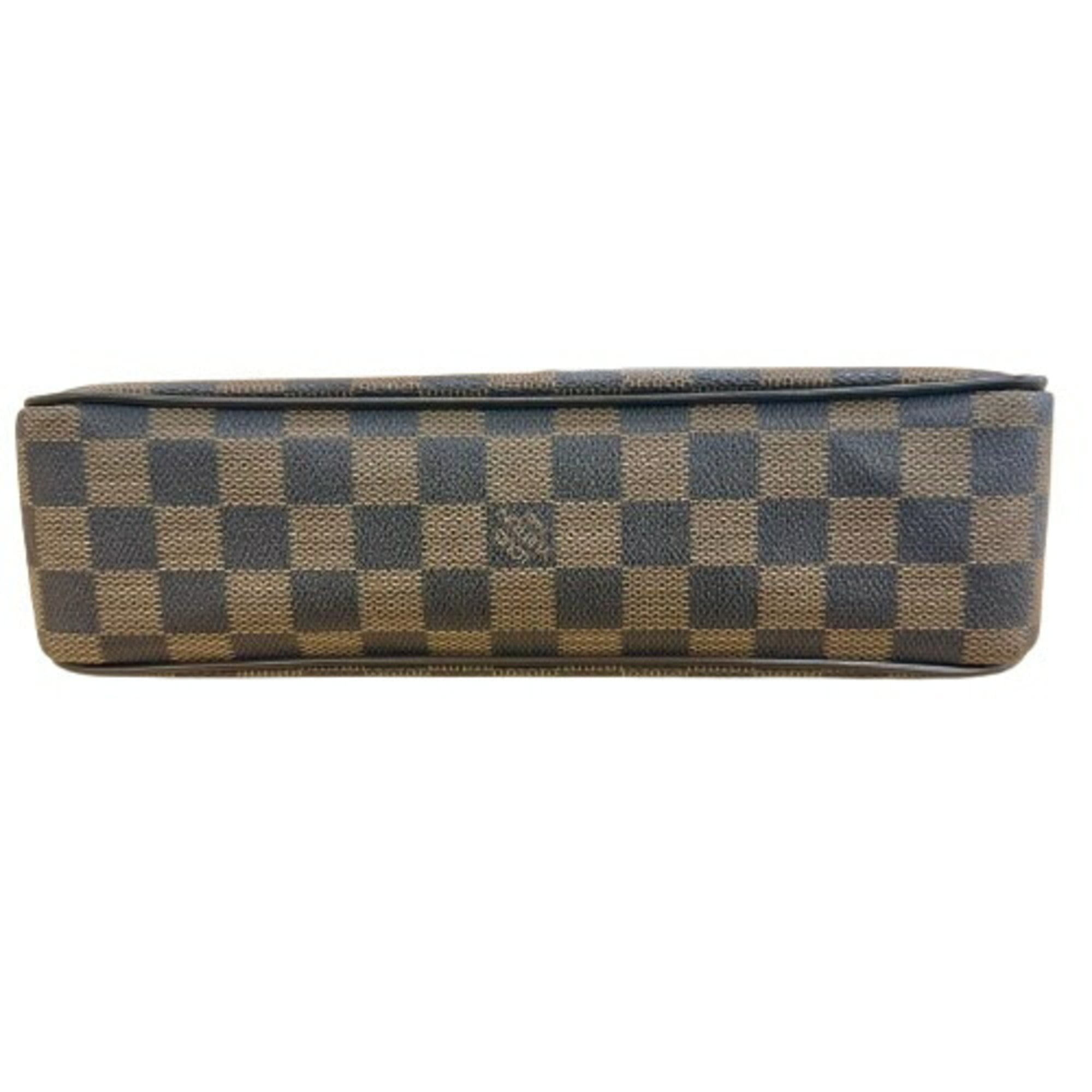 Louis Vuitton Damier Graphite Brown Leather Handbag