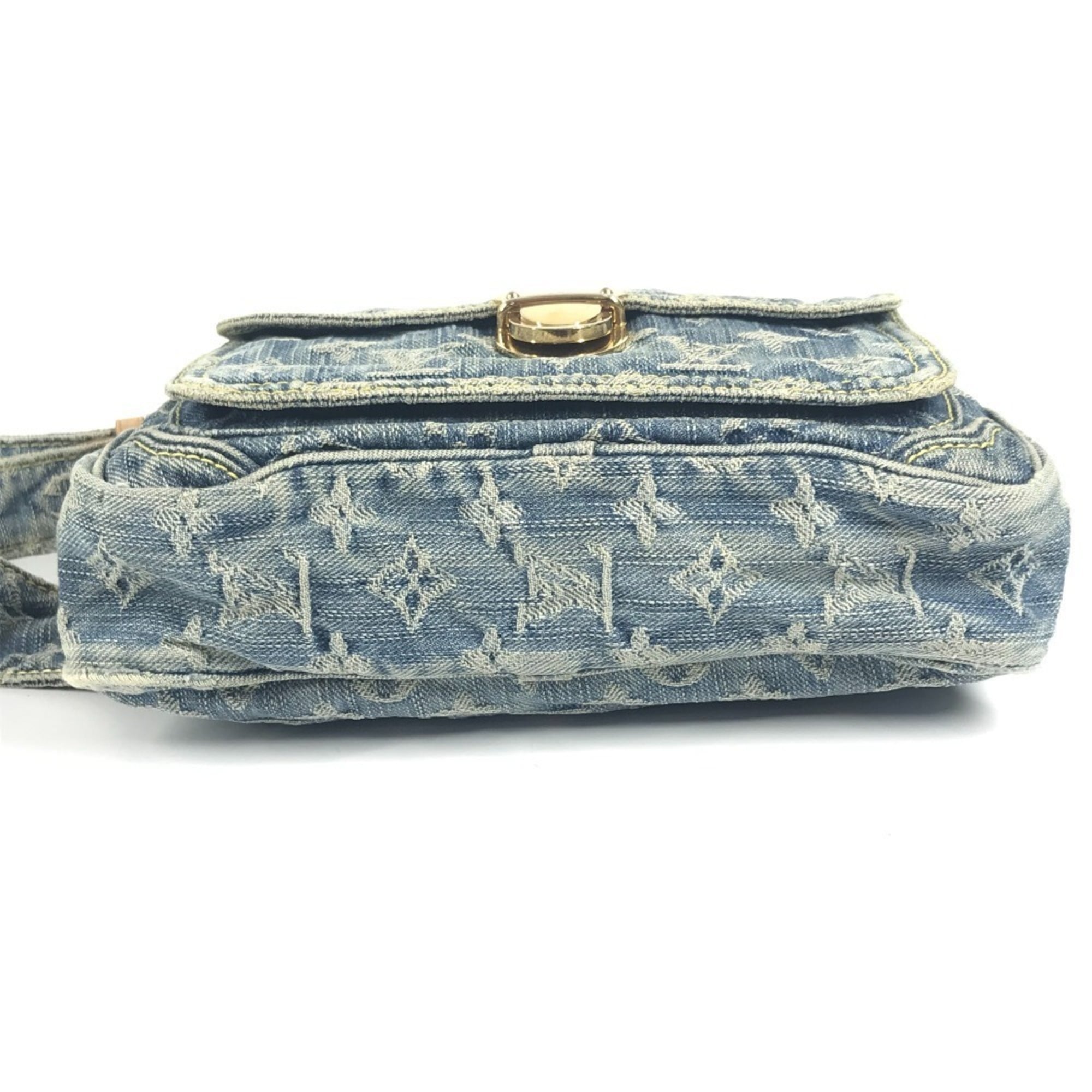 Louis Vuitton Monogram Denim Blue Monogram Monogram Denim Sling Bag