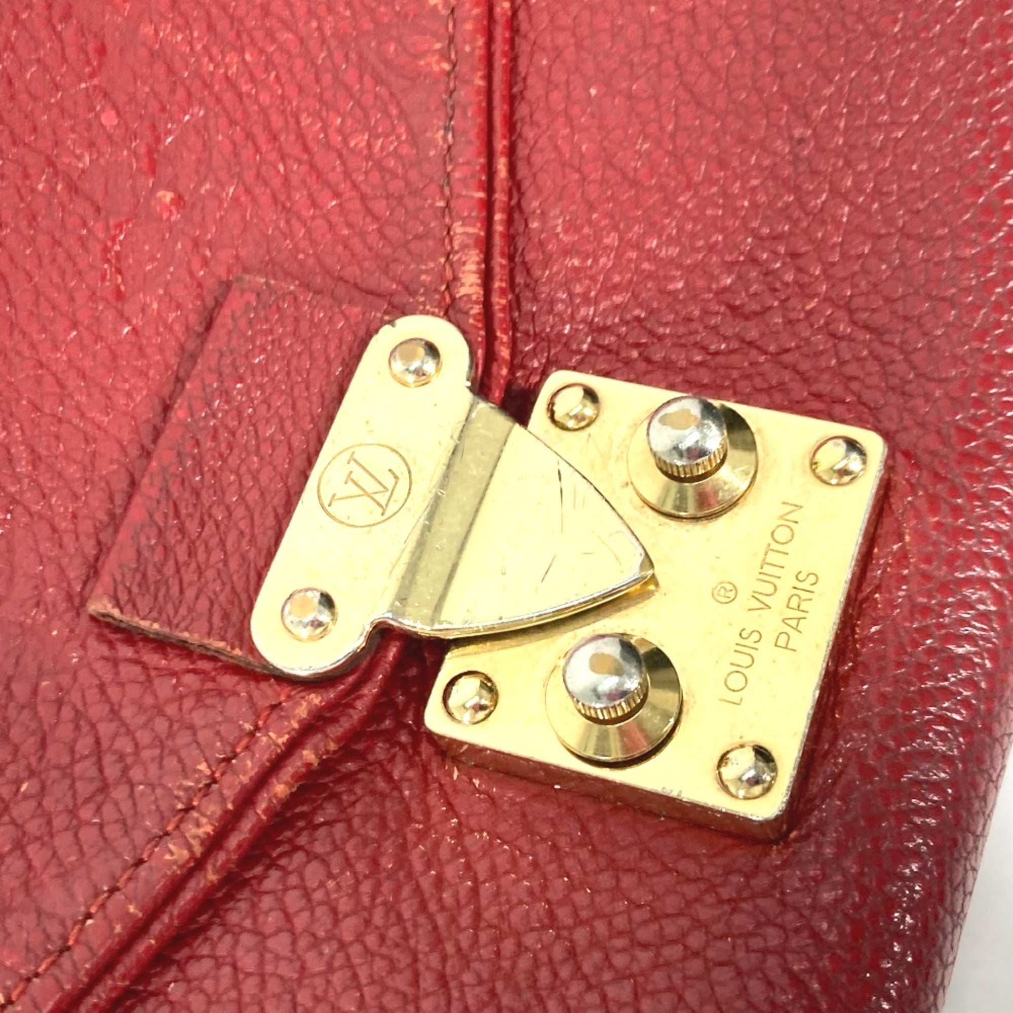 Louis Vuitton Red Other Long Wallet