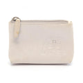 Chanel Silver Leather Coin Purse/Coin Case
