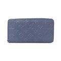 Louis Vuitton Navy Leather Long Wallet