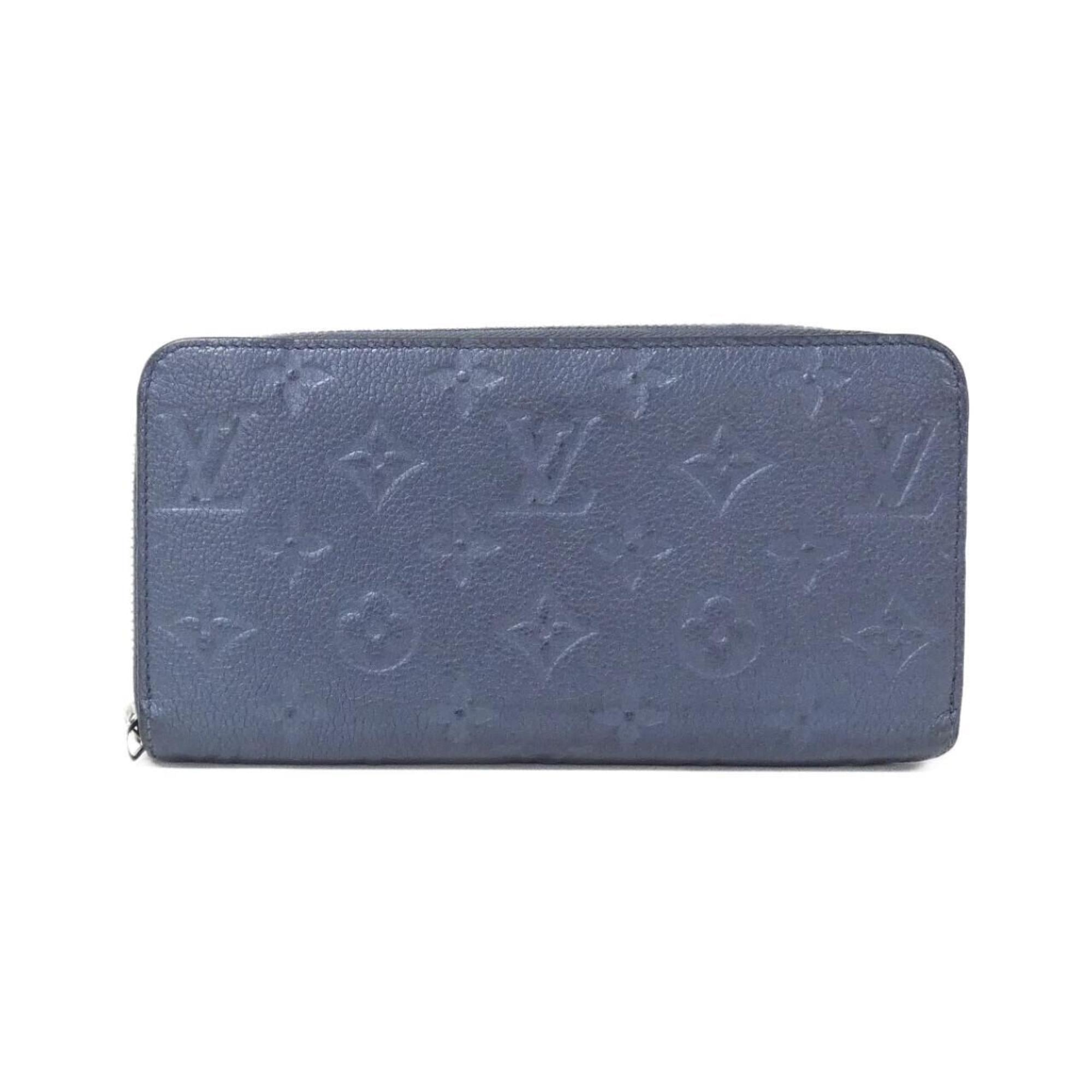 Louis Vuitton Navy Leather Long Wallet