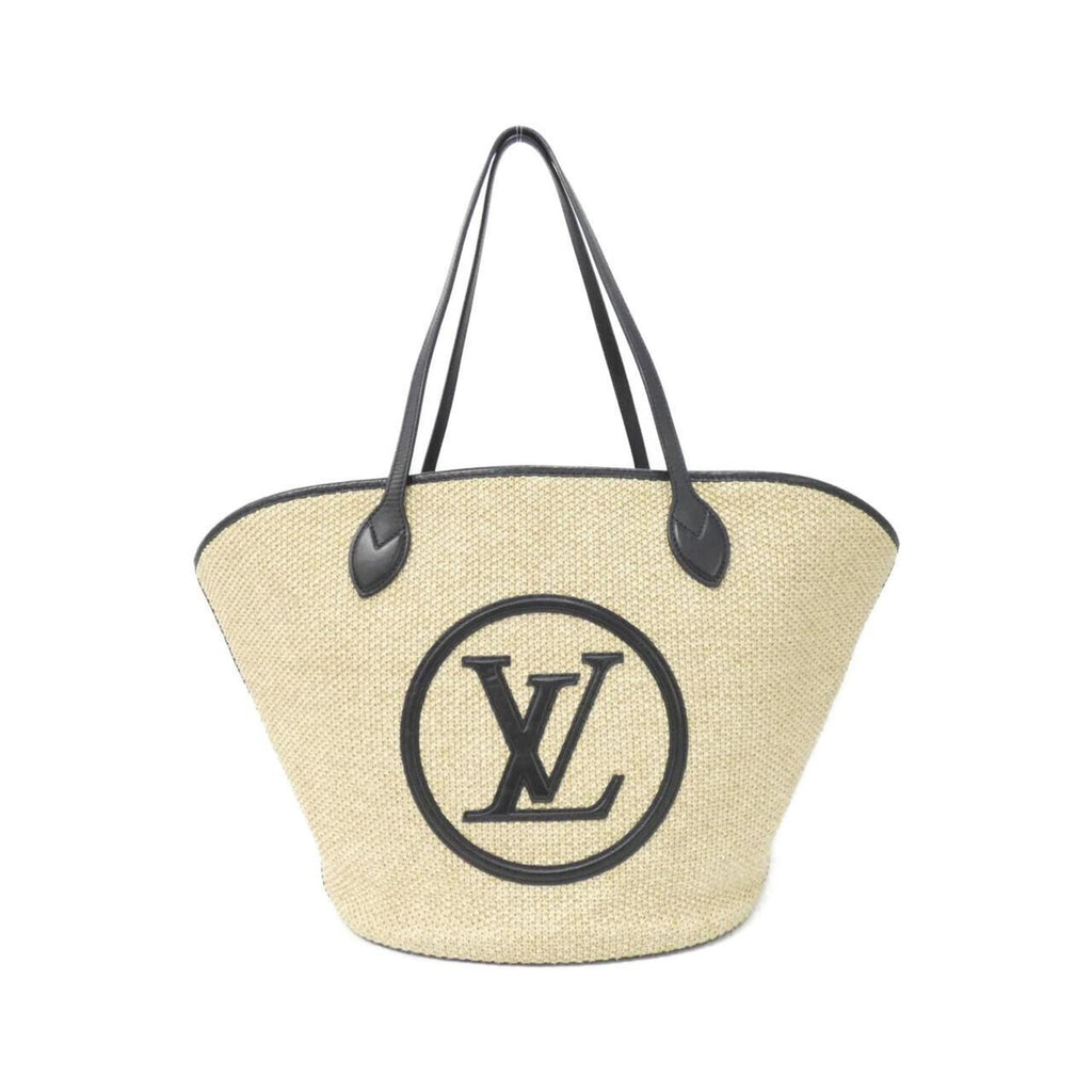 Louis Vuitton Black Raffia Handbag