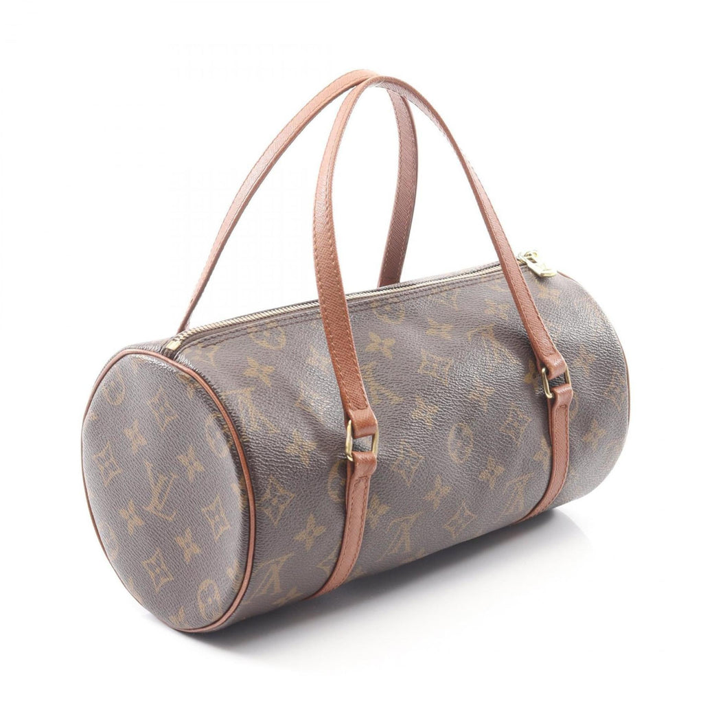 Louis Vuitton Brown Monogram Coated Canvas Leather Handbag
