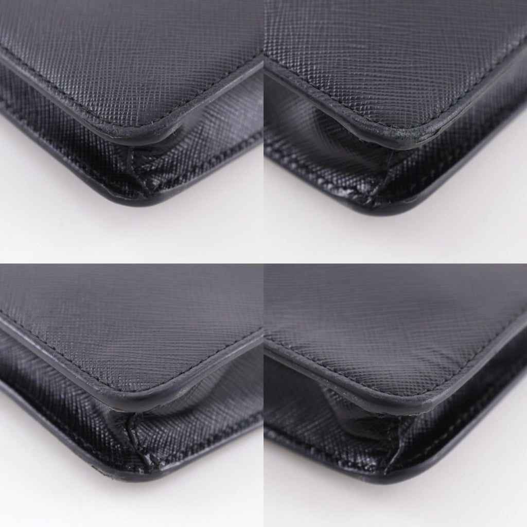 Prada Black Leather Shoulder Bag