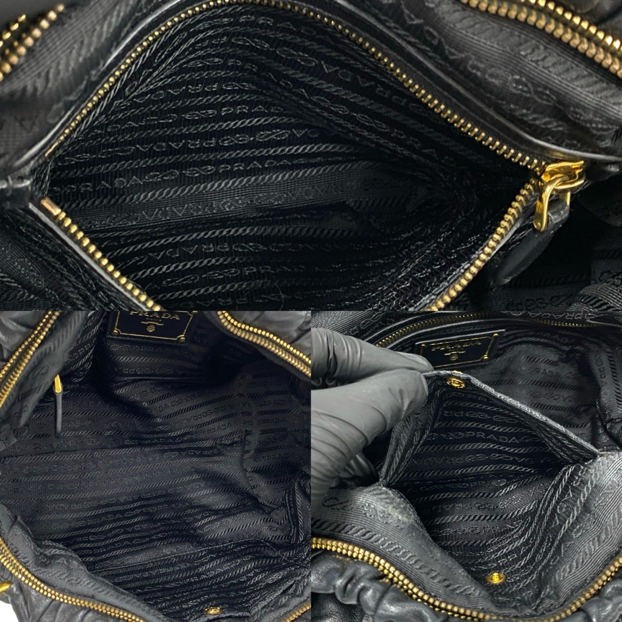Prada Black Leather Handbag