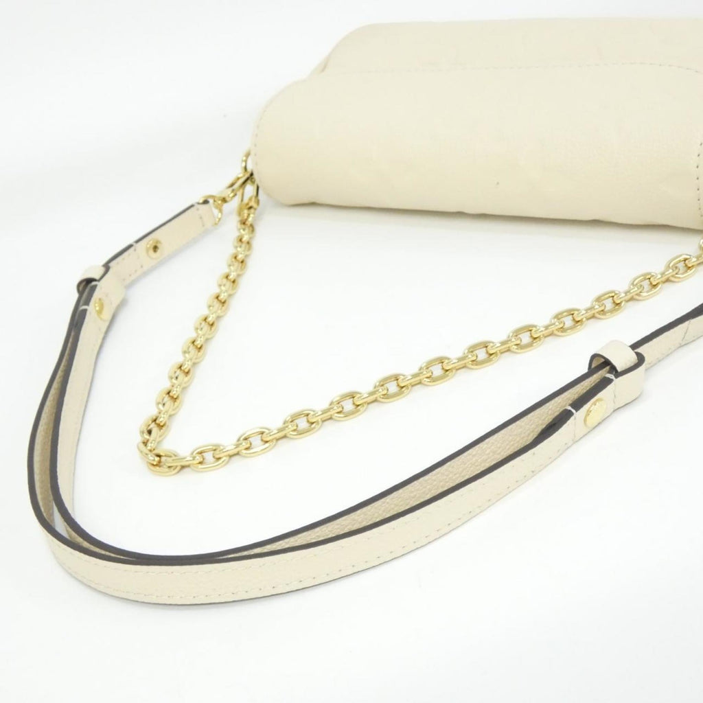 Louis Vuitton Cream Leather Shoulder Bag