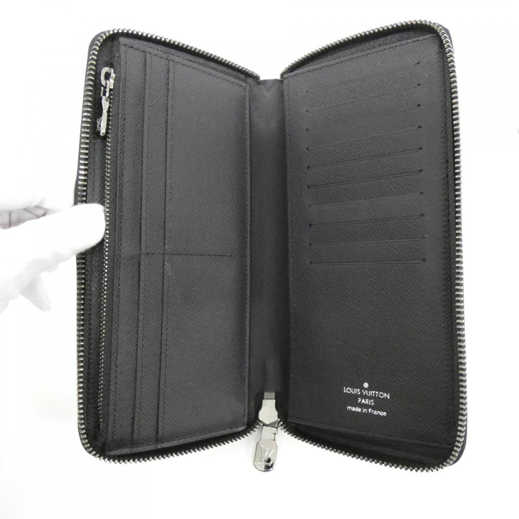 Louis Vuitton Monogram Eclipse Black Coated Canvas Long Wallet