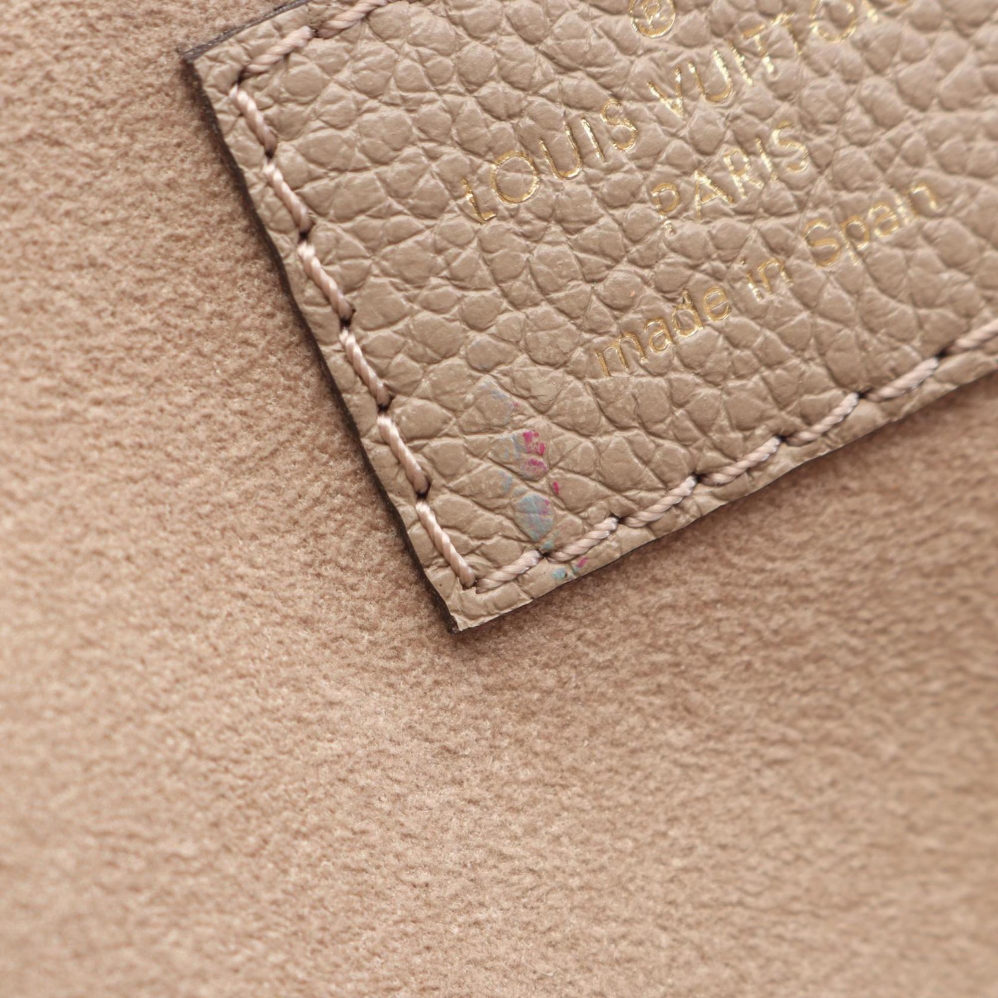 Louis Vuitton Beige Leather Handbag