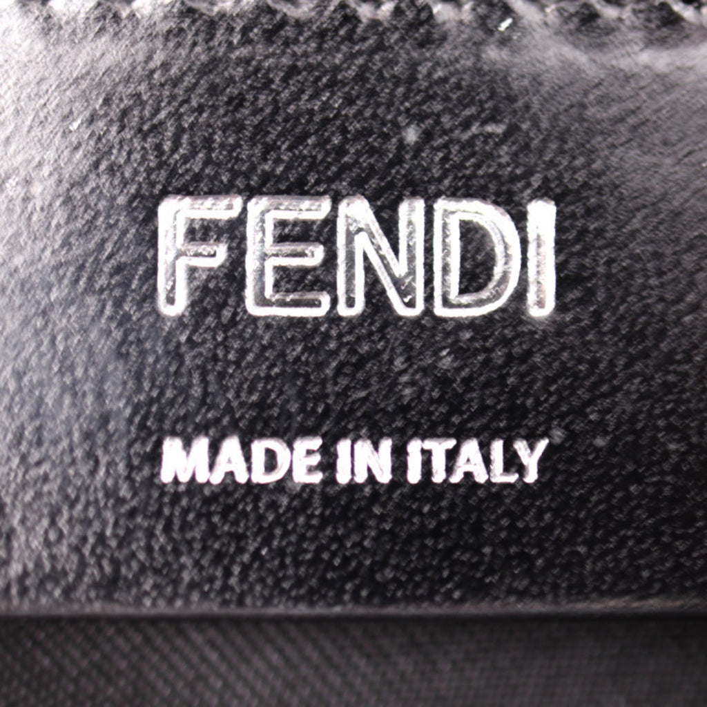 Fendi Beige Black Camouflage Green Nylon Leather Clutch Bag Fanny Pack Pouch Shoulder Bag