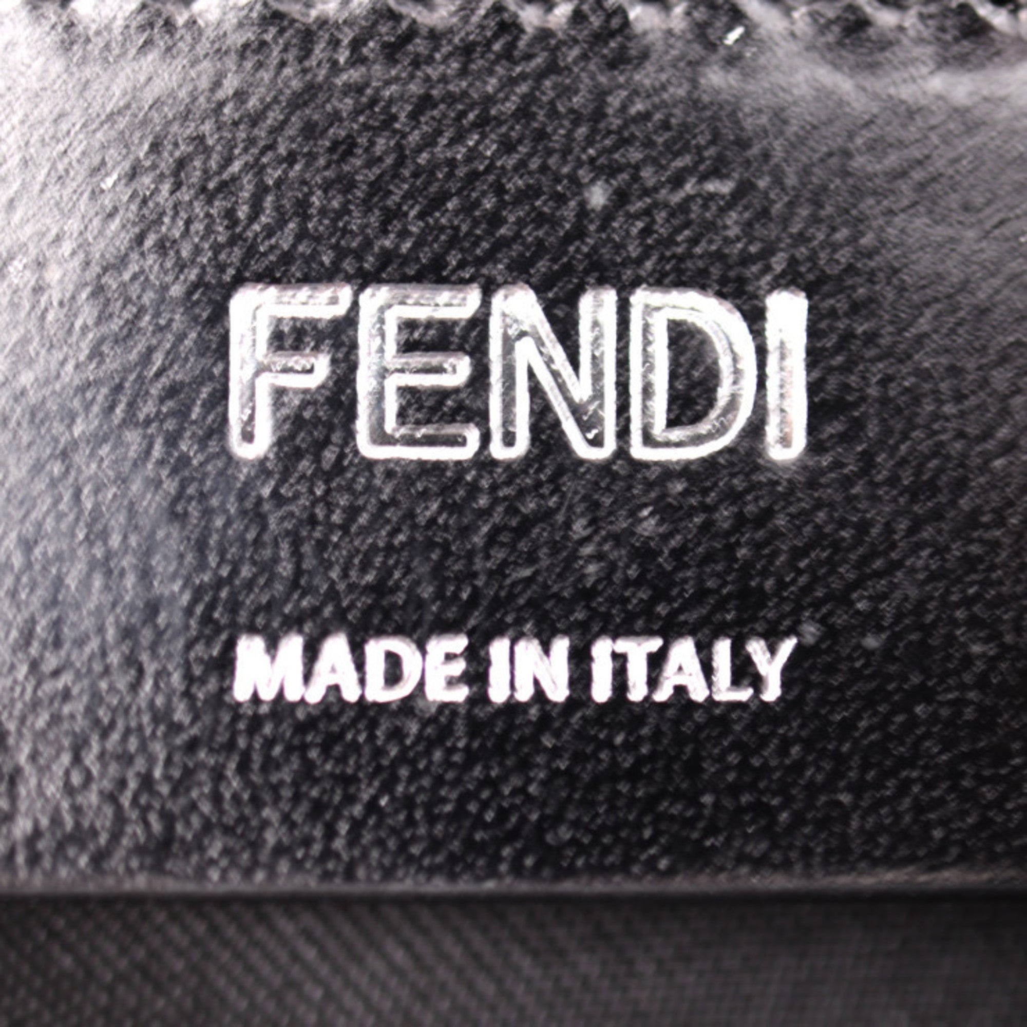 Fendi Beige Black Camouflage Green Nylon Leather Clutch Bag Fanny Pack Pouch Shoulder Bag