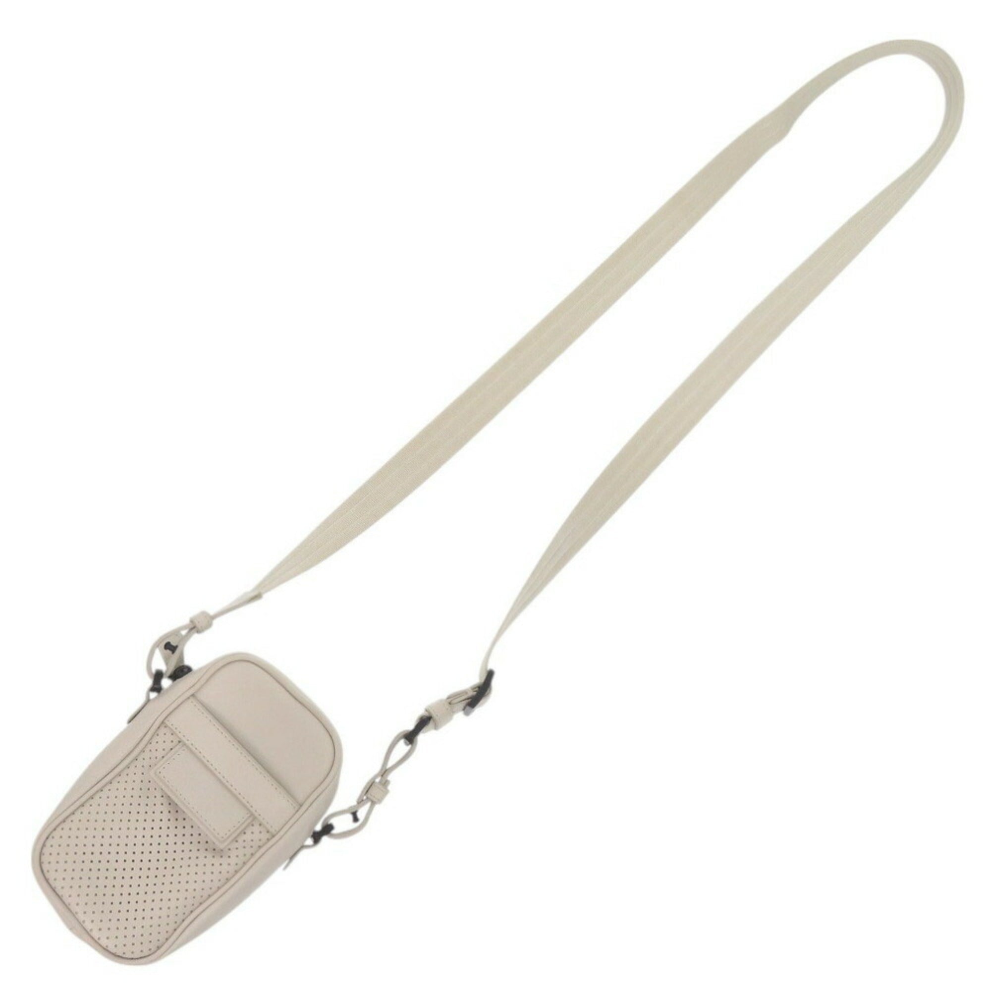 Bottega Veneta Ivory Leather Shoulder Bag