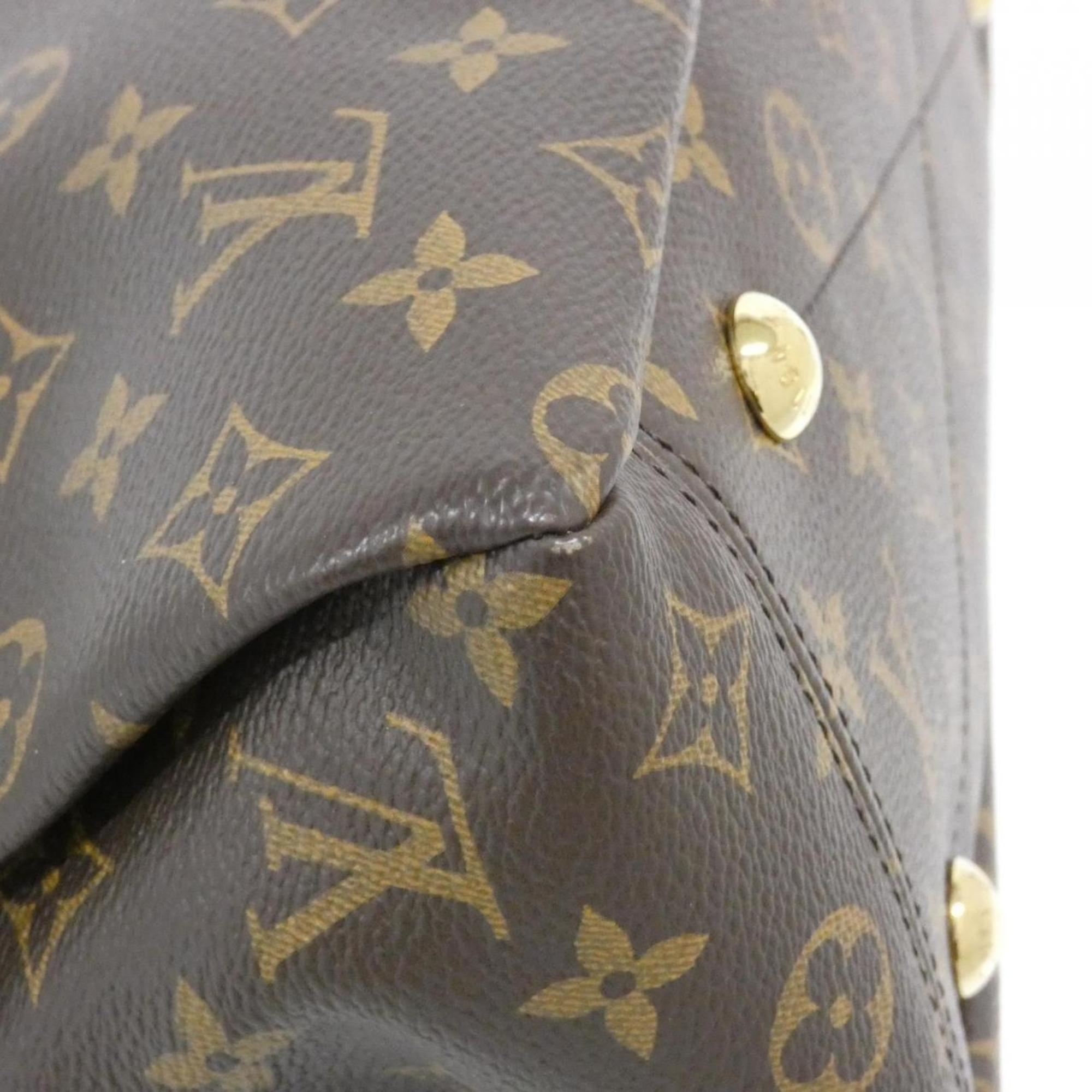 Louis Vuitton Monogram Aurore Marron Coated Canvas Handbag