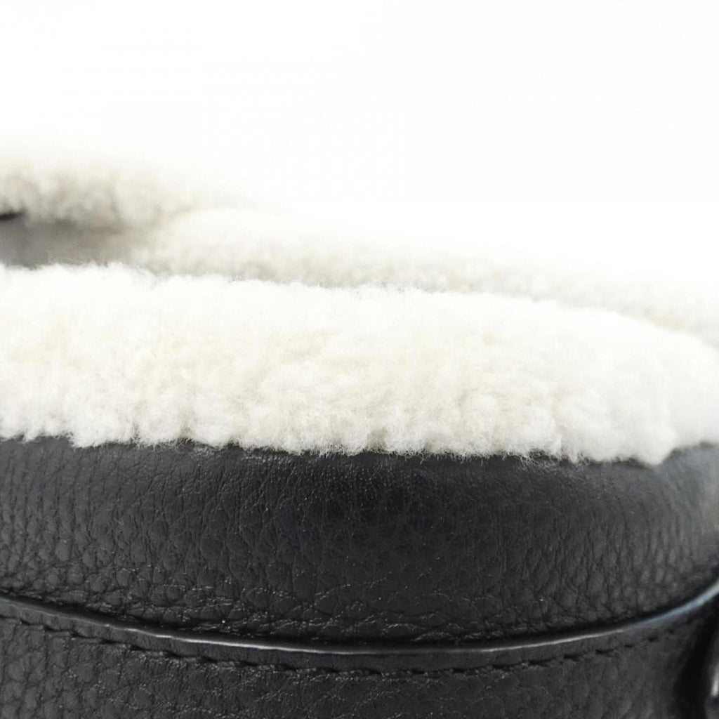 Louis Vuitton Black Leather Shoulder Bag