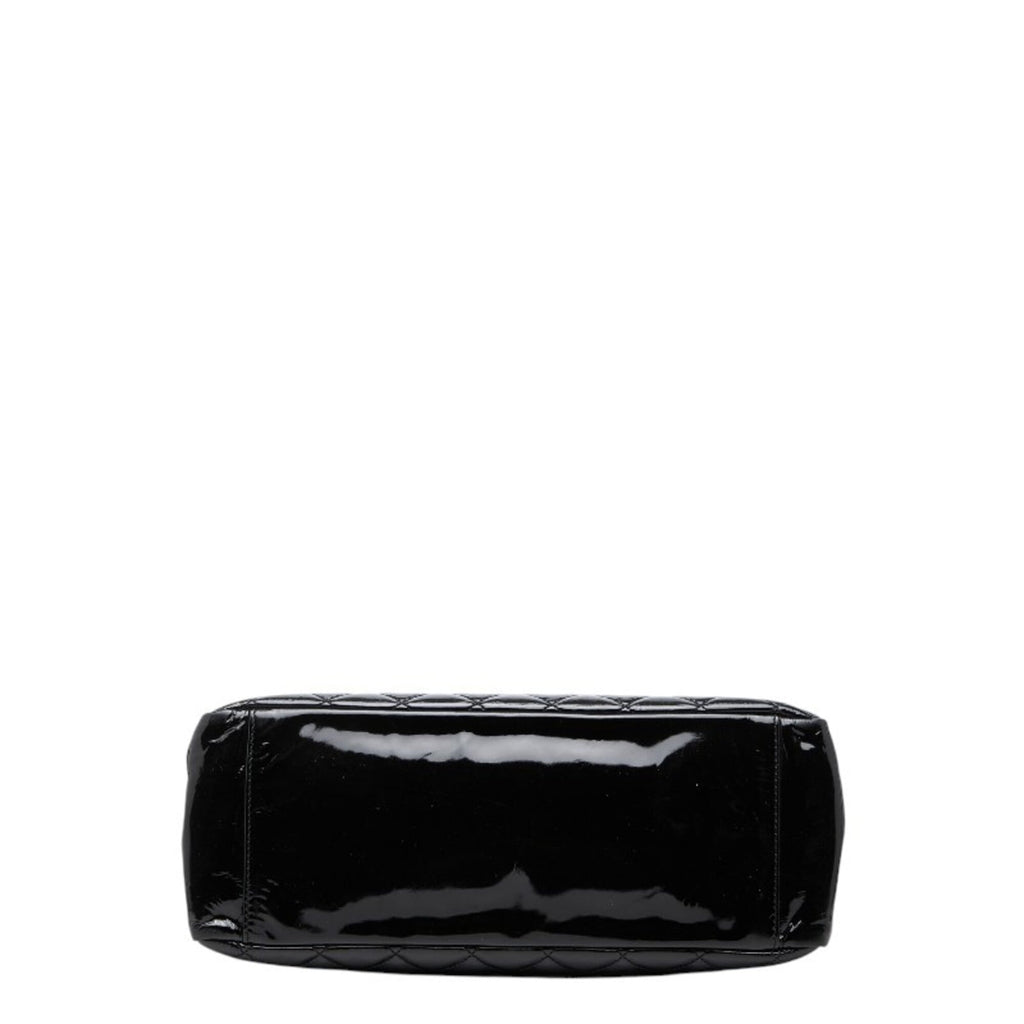 Chanel Black Patent Leather Shoulder Bag