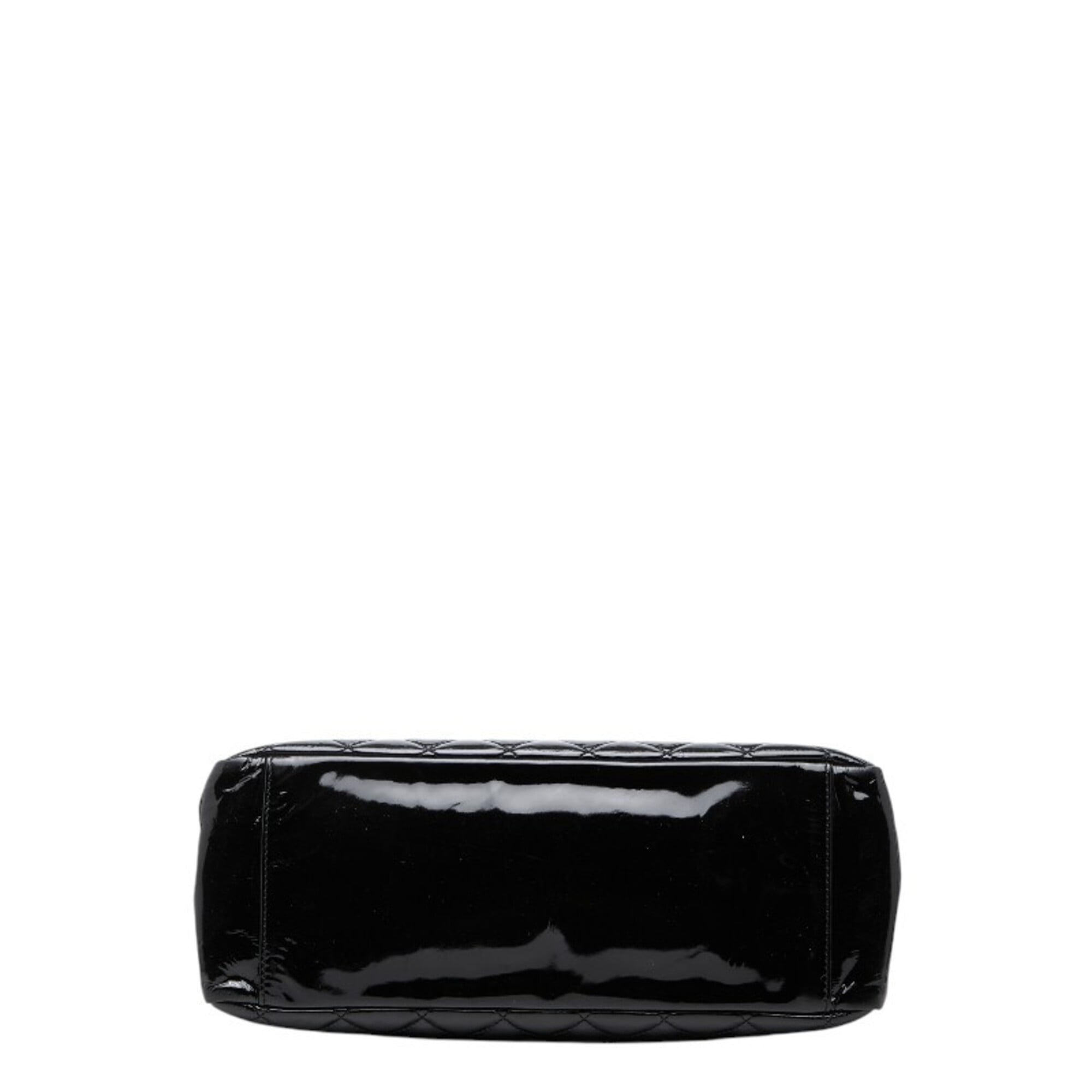 Chanel Black Patent Leather Shoulder Bag
