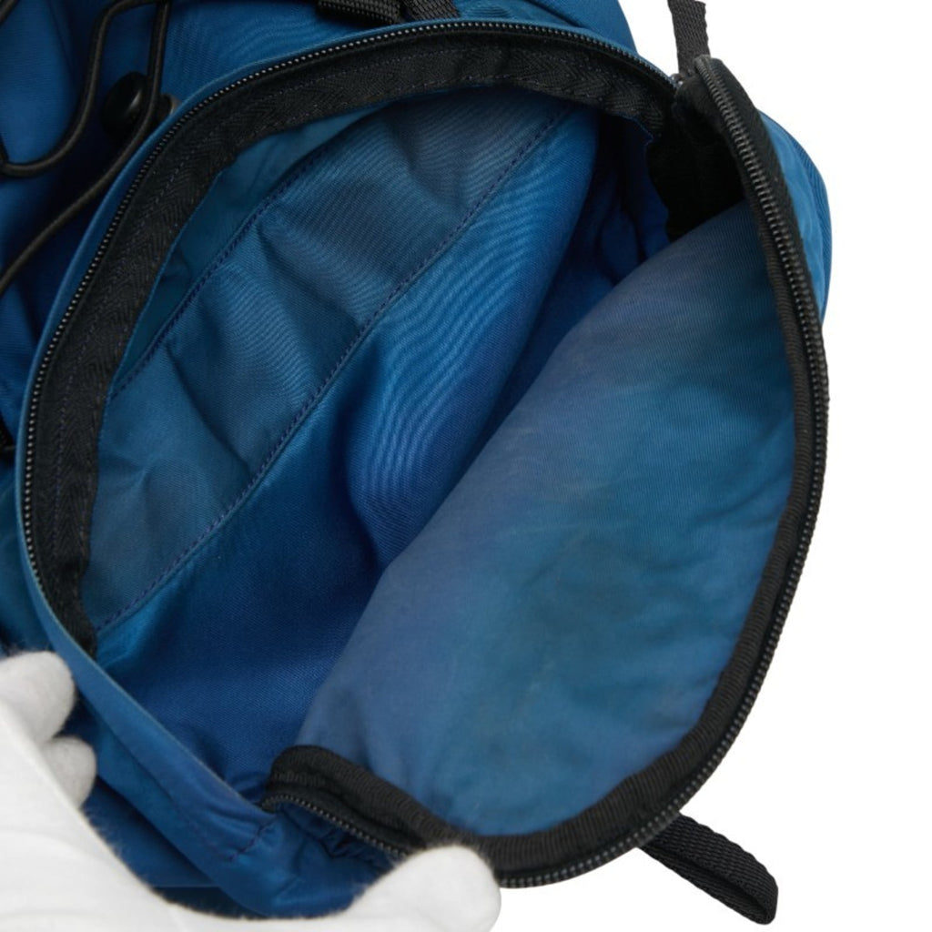 Prada Black Blue Nylon Backpack