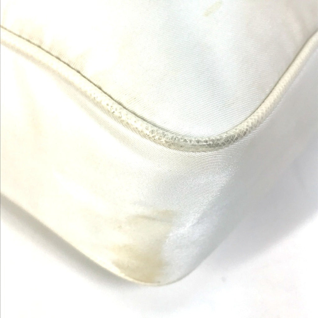 Prada White Cloth Shoulder Bag