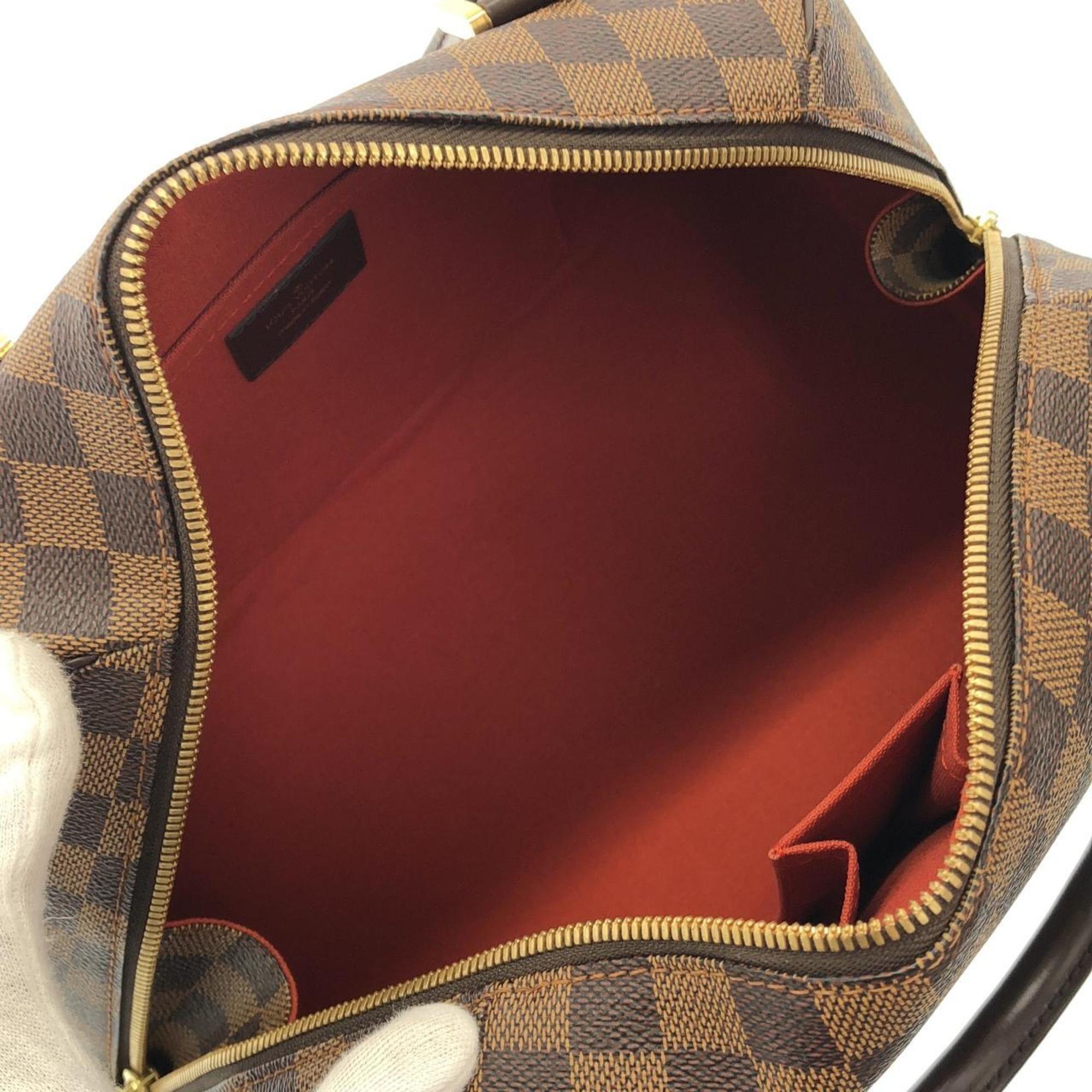 Louis Vuitton Brown Coated Canvas Handbag